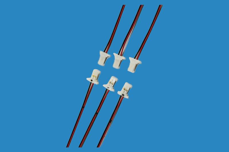 0.8mm镀金插头电器连接线